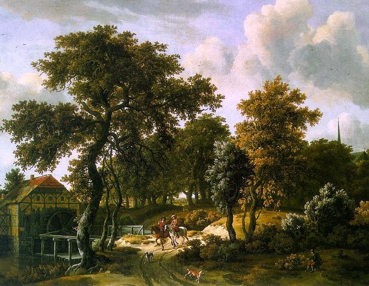 HOBBEMA, Meyndert The Travelers f